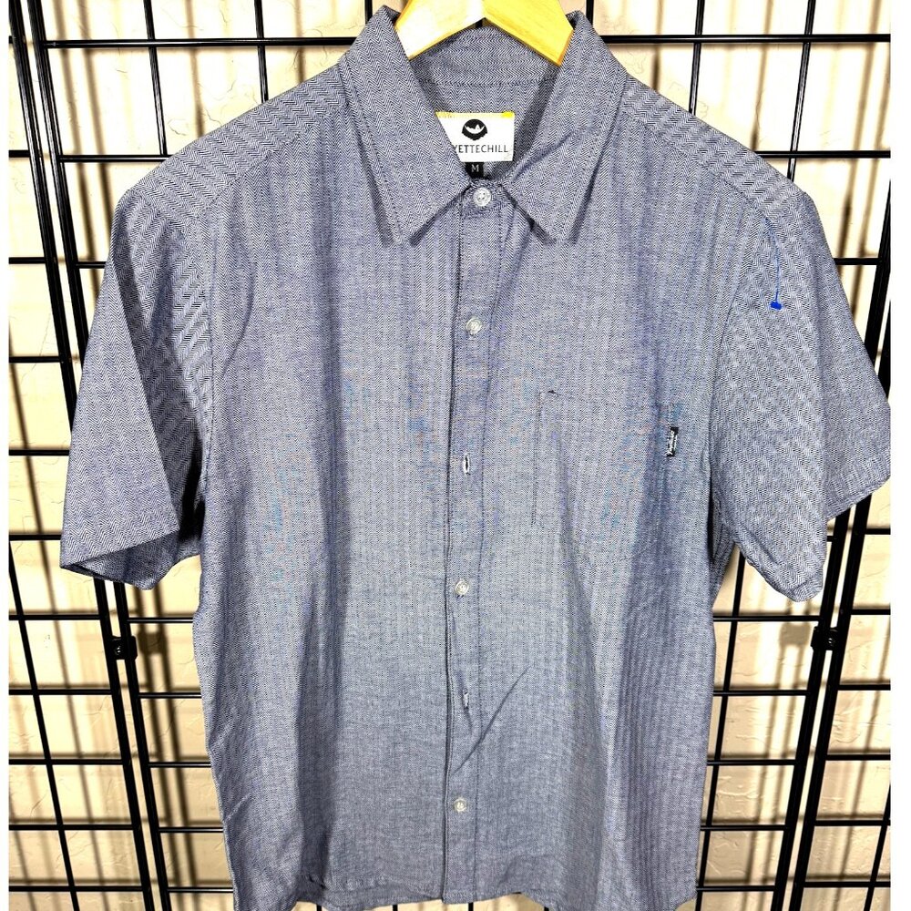 fayettechill Button Down Short Sleeve Shirt - Men's Medium